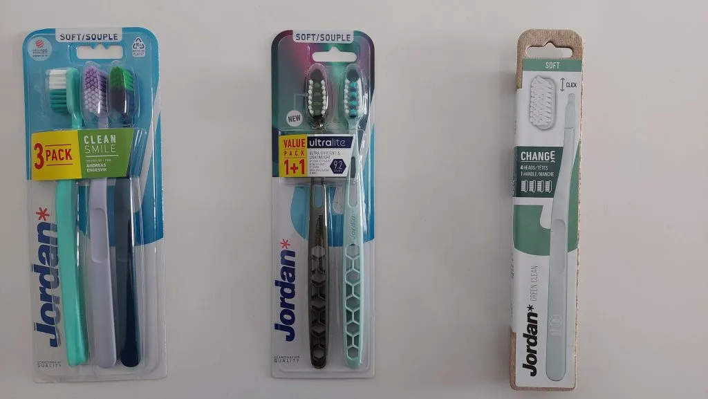 Jordan toothbrushes