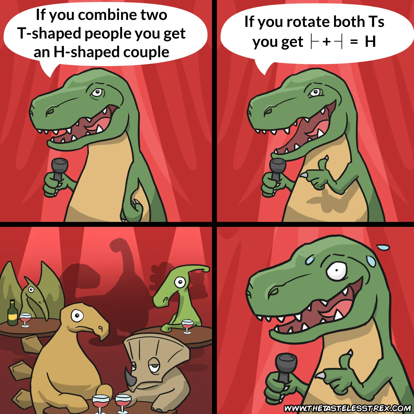 T-shaped people in relationships