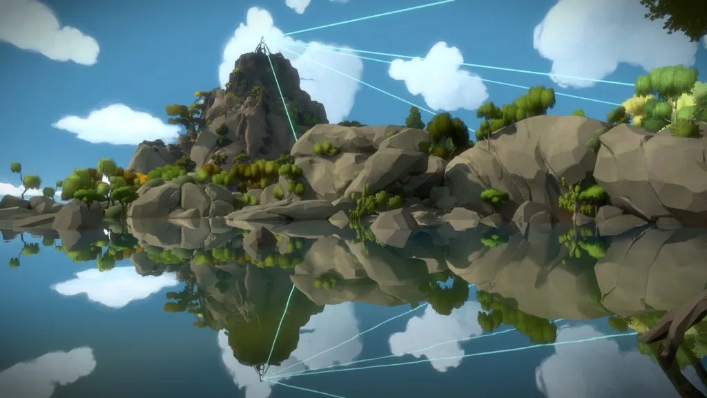 Is that just a reflection in the water, or something else?