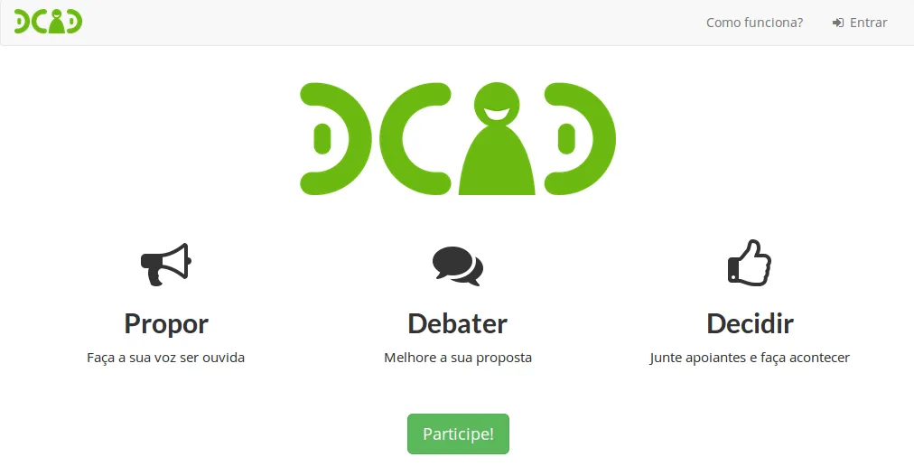 DCID, a primeira plataforma portuguesa para debate e voto online