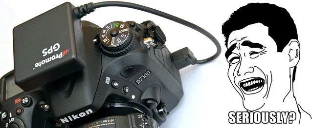 Geotag your DSLR photos using just a phone