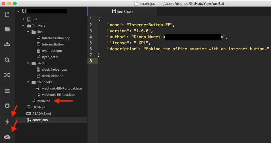 particle local ide