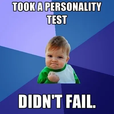 personality test meme